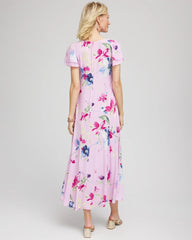 Chico's Clothing Crepe V-Neck Maxi Dress