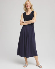 Chico's Clothing Crochet-Bodice Maxi Dress
