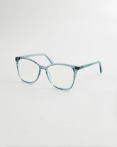 Chico's Accessories Blue Crystal Readers