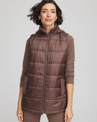 Chico's Clothing Zenergy® Quilted Hooded Vest