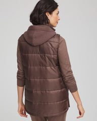 Chico's Clothing Zenergy® Quilted Hooded Vest
