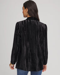 Chico's Clothing Velvet Shawl Collar Blazer