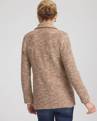 Chico's Clothing Tweed Double-Breasted Blazer