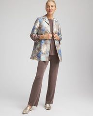 Chico's Clothing Travelers™ Collection Watercolor Jacquard Jacket