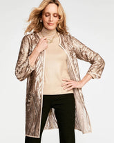 Chico's Clothing Travelers™ Collection Champagne Sequins Jacket