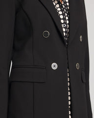 Chico's Clothing Ponte Double-Breasted Knit Blazer
