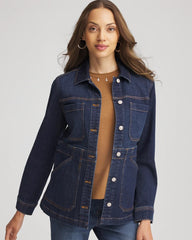 Chico's Clothing Denim Field Jacket