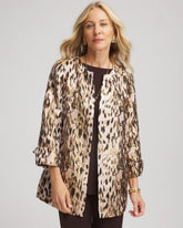 Chico's Clothing Travelers™ Collection Animal Jacquard Jacket