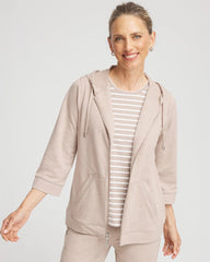 Chico's Clothing Zenergy® French Terry Full-Zip Jacket