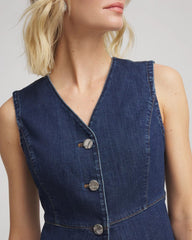 Chico's Clothing Sleeveless Denim Vest
