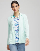 Chico's Clothing Slub Knit Blazer