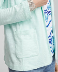 Chico's Clothing Slub Knit Blazer