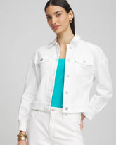 Chico's Clothing Embroidered Relaxed Denim Jacket