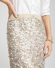 Chico's Clothing Sequins Party Pencil Skirt
