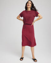 Chico's Clothing Zenergy® UPF Bungee-Hem Pull-On Skirt