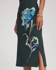 Chico's Clothing Travelers™ Artisanal Midi Skirt