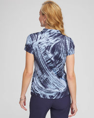 Chico's Clothing Zenergy® UPF Sketch Half Zip