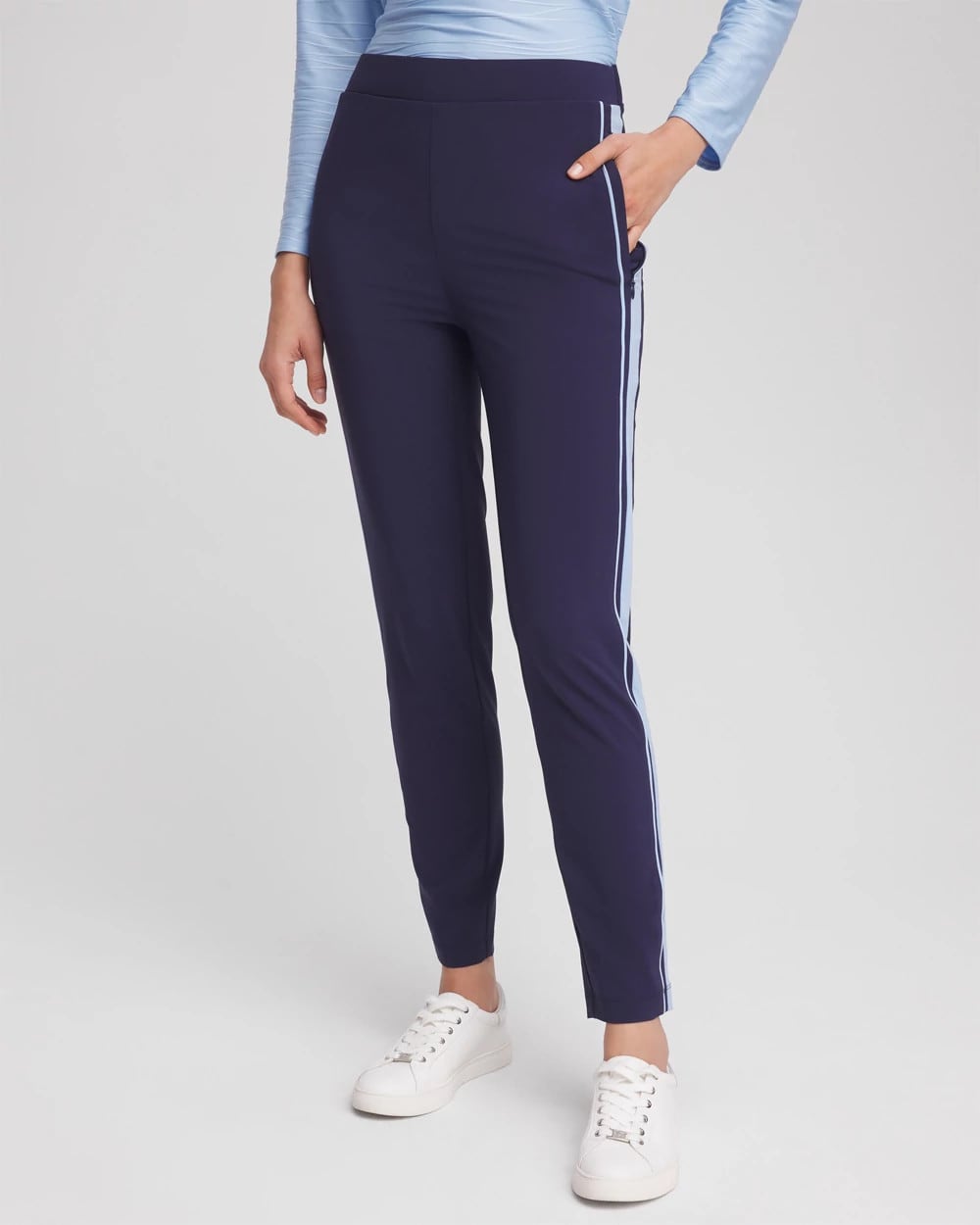 Chico's Clothing Zenergy® UPF Piped Ankle Pants