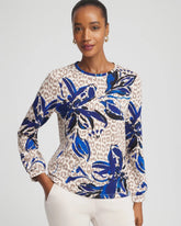 Chico's Clothing Zenergy® Soft Animal Print Top