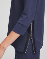 Chico's Clothing Zenergy® Satin-Trim Tunic