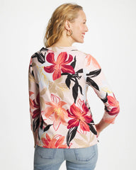 Chico's Clothing Pima Cotton 3/4 Sleeve Tee