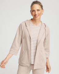 Chico's Clothing Zenergy® French Terry Full-Zip Jacket