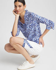 Chico's Clothing Zenergy® UPF V-Neck Ruffle Top