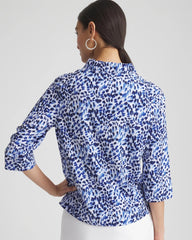 Chico's Clothing Zenergy® UPF V-Neck Ruffle Top