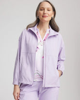 Chico's Clothing Zenergy® UPF Striped Jacket