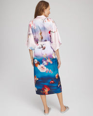 Chico's Clothing Gottex Under The Sea Kimono