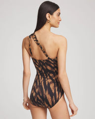 Chico's Clothing Miraclesuit® Raya De Safari Europa One-Piece Swimsuit