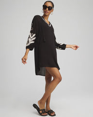 Chico's Clothing Embroidered Coverup Dress