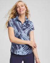 Chico's Clothing Zenergy® UPF Sketch Half Zip