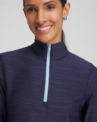 Chico's Clothing Zenergy® UPF Wave Half Zip