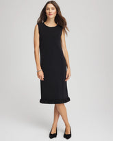 Chico's Clothing Travelers™ Fringe Hem Tank Dress