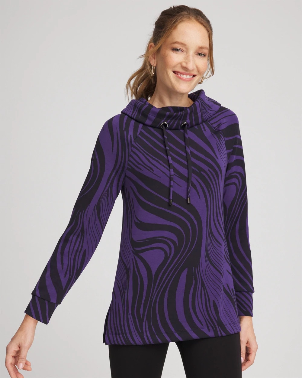 Chico's Clothing Zenergy® Soft Zebra Tunic