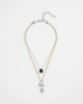 Chico's Jewelry Short Double Strand Pendant
