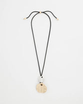 Chico's Jewelry Crinkle Mixed Metal Pendant
