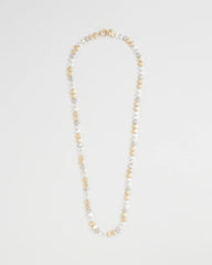 Chico's Jewelry Mixed Metal Long Single Strand Necklace