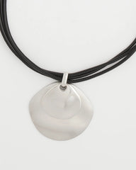 Chico's Jewelry Silver Pendant On Cord