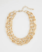 Chico's Jewelry Convertible Three-Strand Chain Necklace