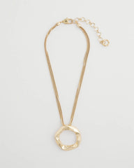 Chico's Jewelry Short Circle Pendant