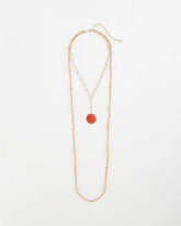 Chico's Jewelry Convertible Beaded Pendant Necklace