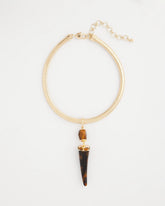 Chico's Jewelry Tortoise Pendant Collar Necklace