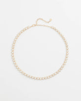 Chico's Jewelry Goldtone Tennis Necklace