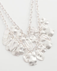 Chico's Jewelry Double Square Charm Pendant Necklace