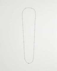 Chico's Jewelry Fine Crystal Long Chain Necklace