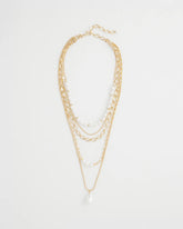 Chico's Jewelry Convertible Pearl Multistrand Necklace