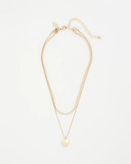 Chico's Jewelry Goldtone Convertible Pendant Necklace