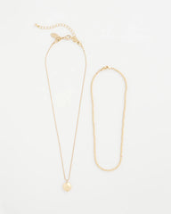 Chico's Jewelry Goldtone Convertible Pendant Necklace